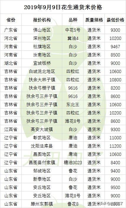 今日花生米价格及市场趋势解析